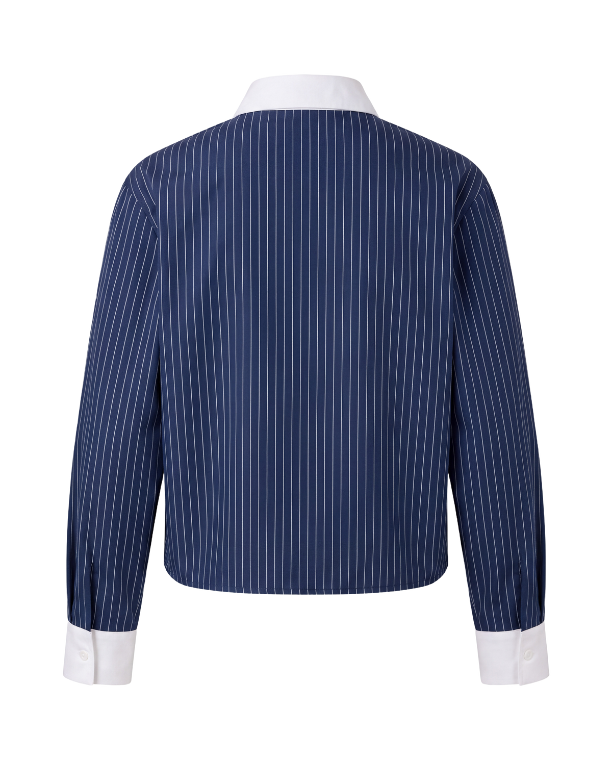 MARINE BLUE BUTTON UP