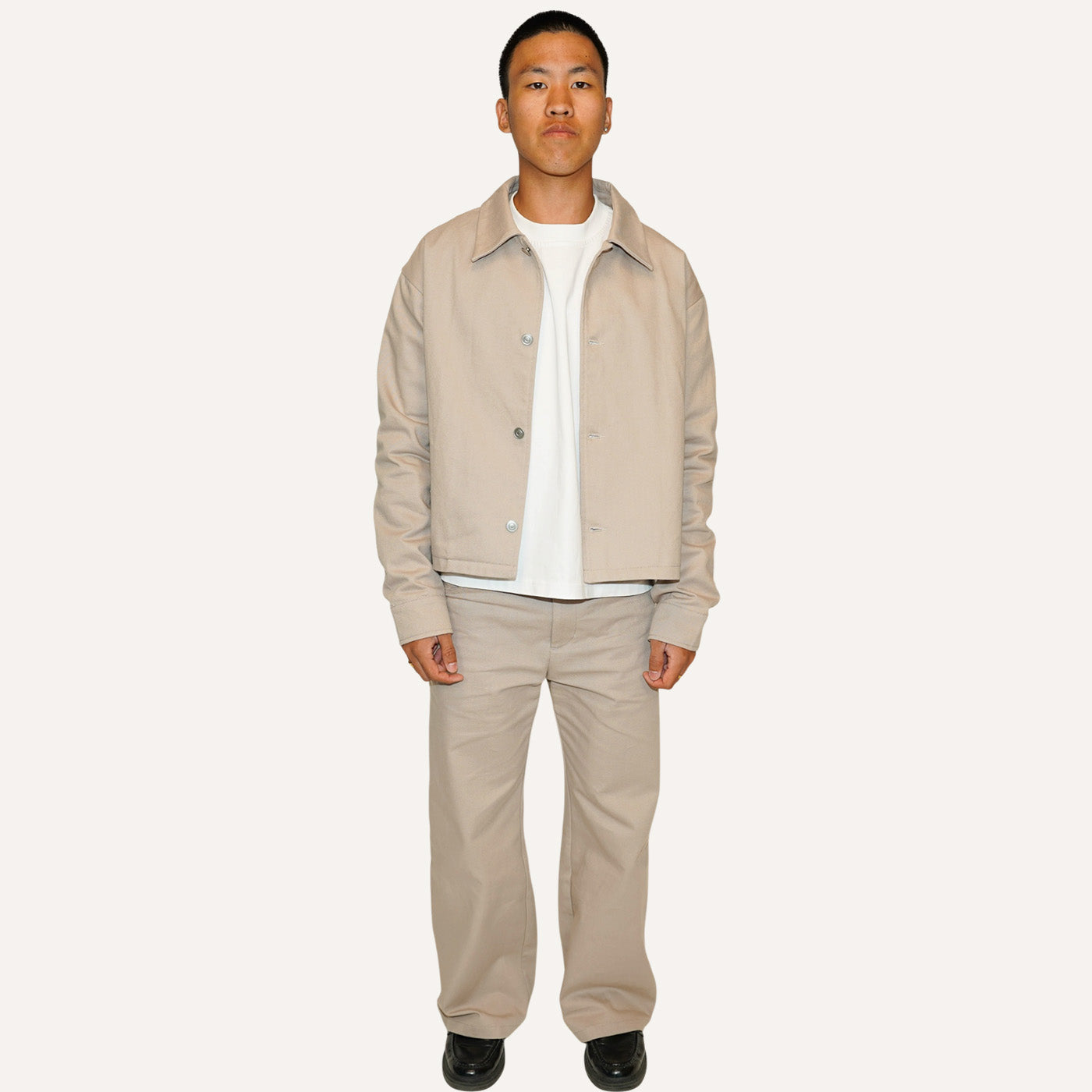 SAND TWILL TROUSERS
