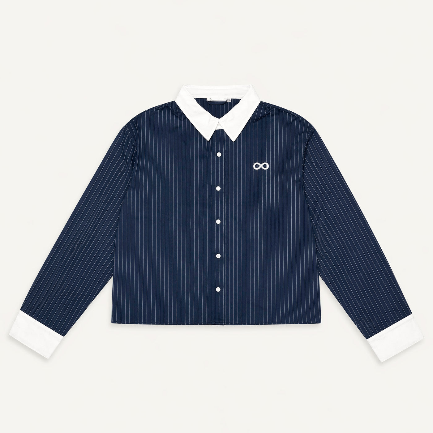 MARINE BLUE BUTTON UP
