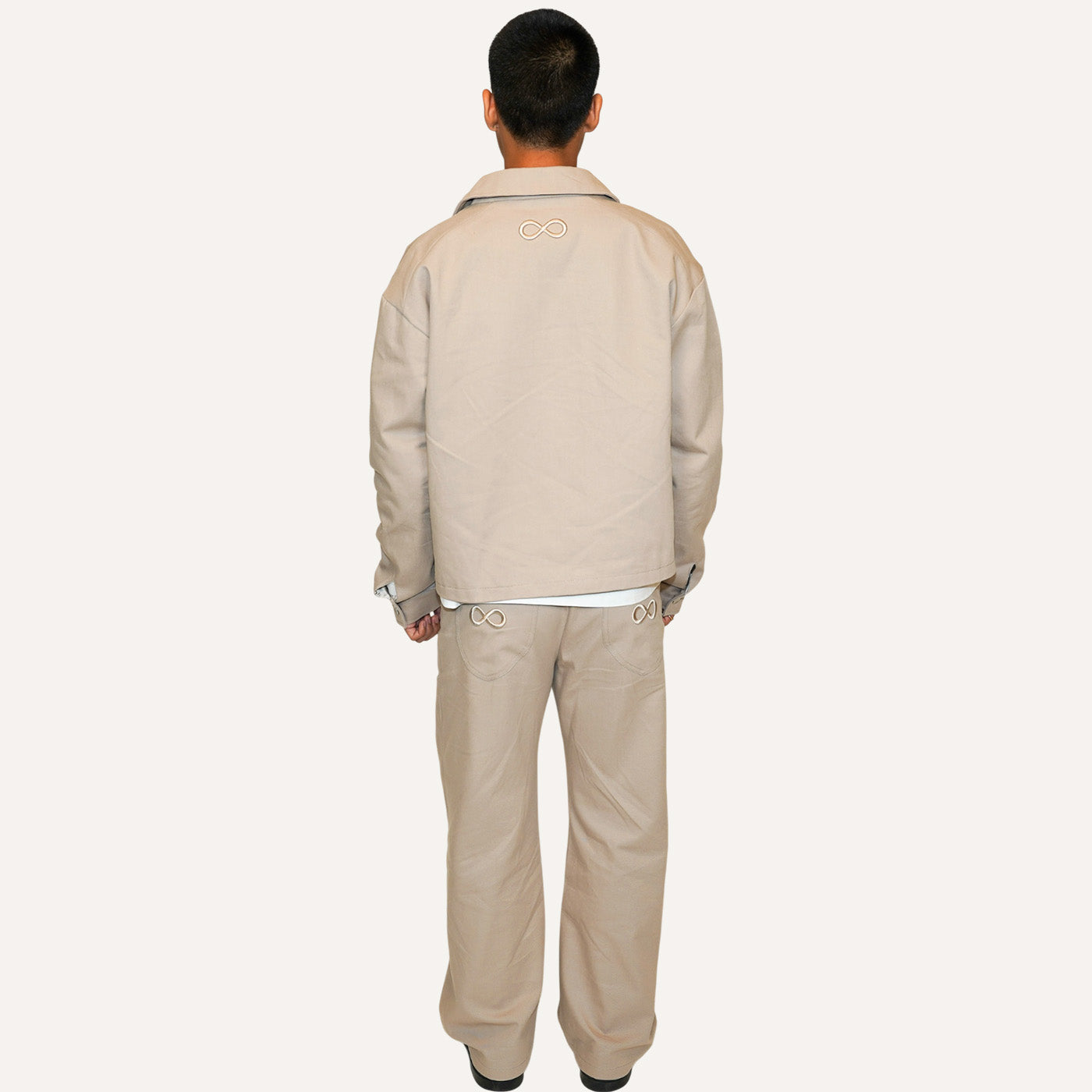 SAND TWILL TROUSERS