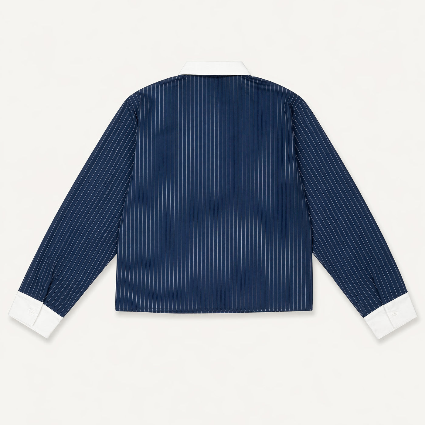MARINE BLUE BUTTON UP