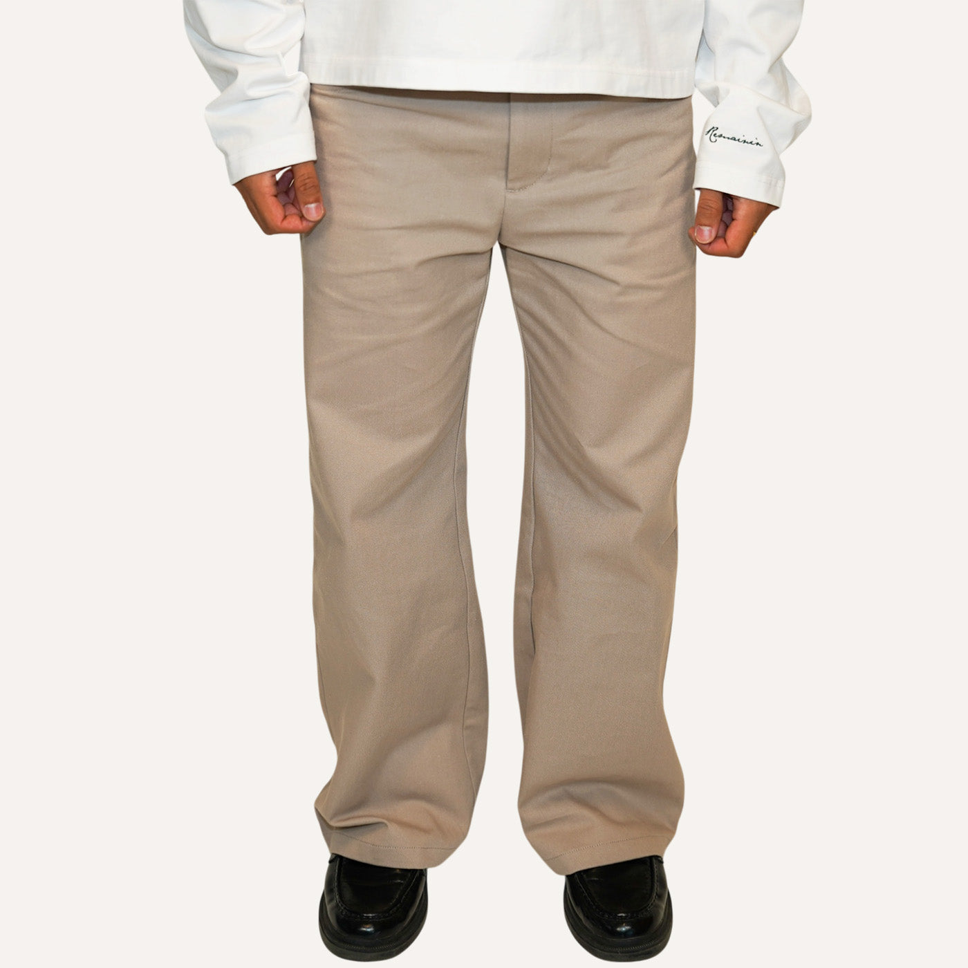 SAND TWILL TROUSERS